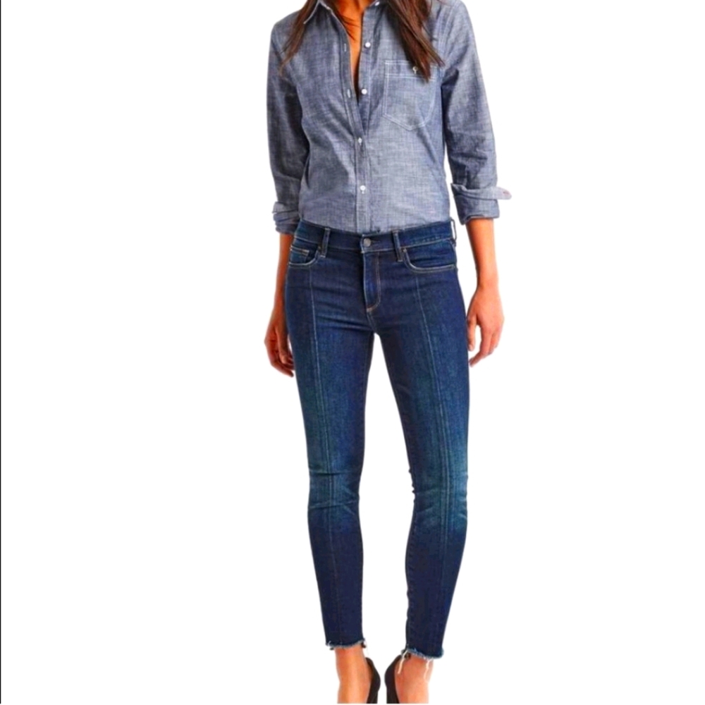 1969 TALL Skinny Frayed Ankle Jeans